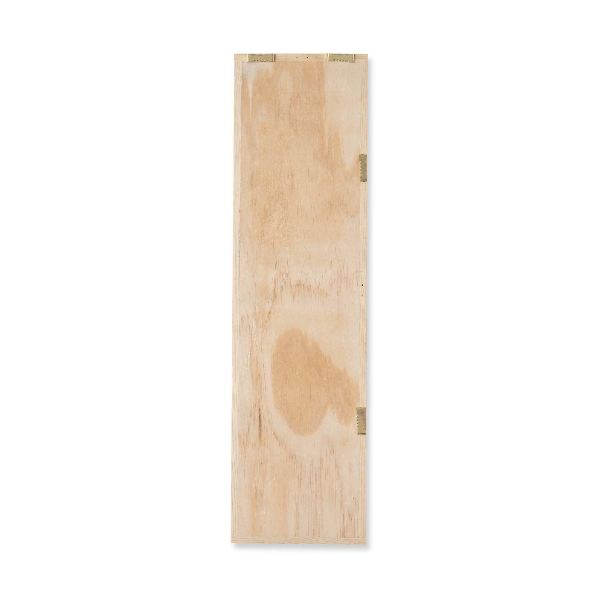 8 Pack: 18" x 5" Wood Rectangle Wall Plaque by Make Market®